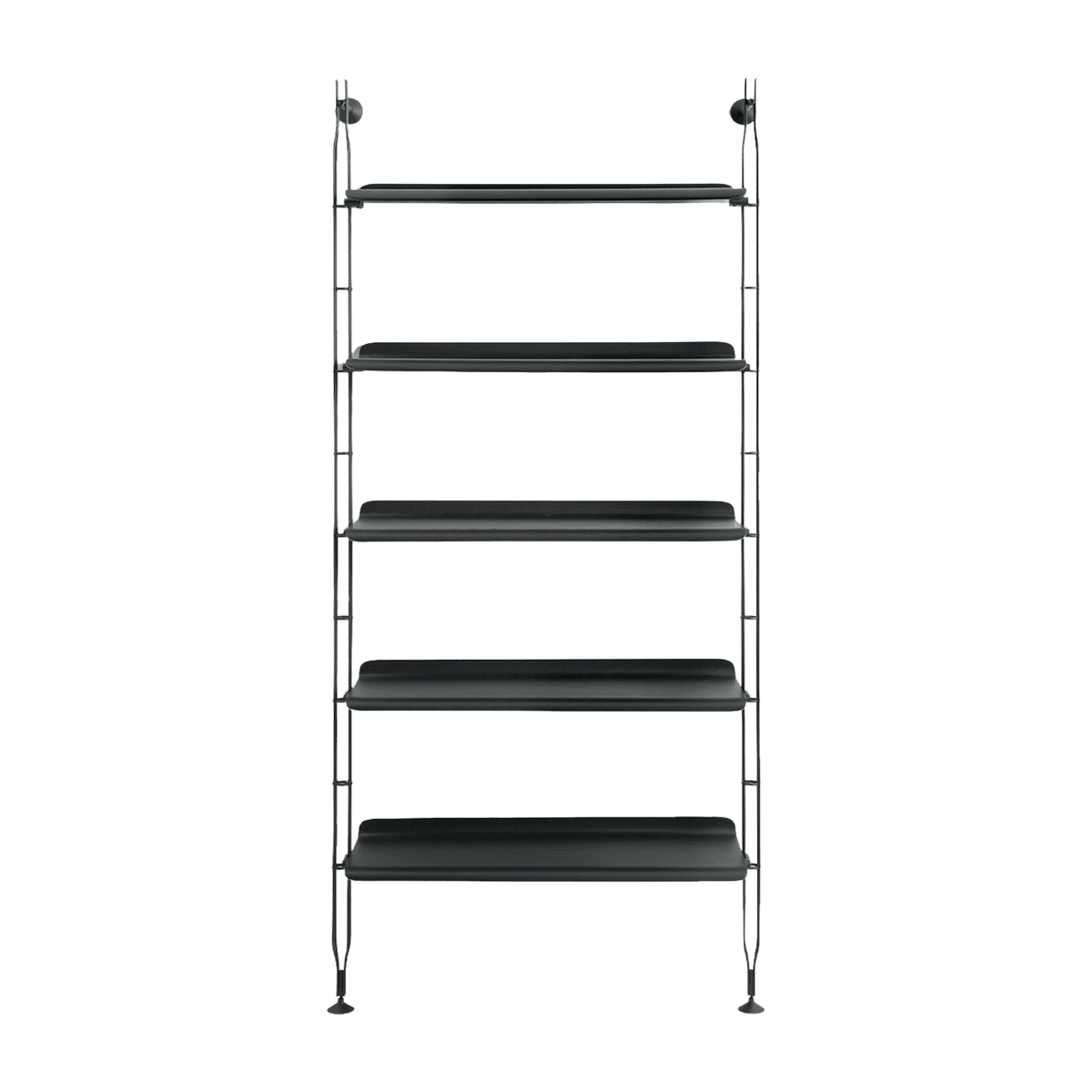 Bibliothèque en bois noir 99 x 215 cm Adam - Kartell - The Cool Republic