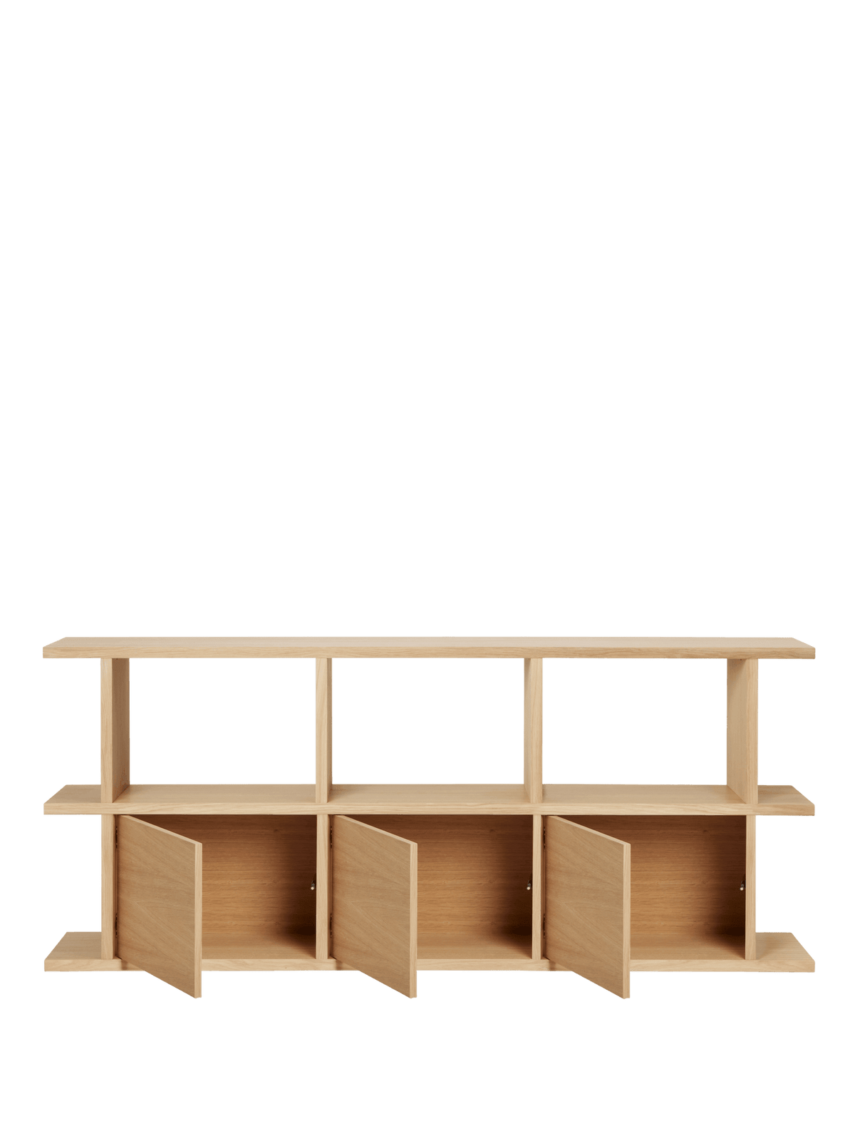 Bibliothèque en chêne naturel vernis 170 x 30 x 72 cm Kona - Ferm Living - The Cool Republic