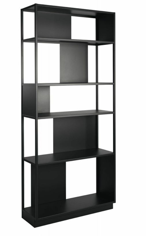 Bibliothèque en métal noir 90 cm Arlequin - Resistub - The Cool Republic