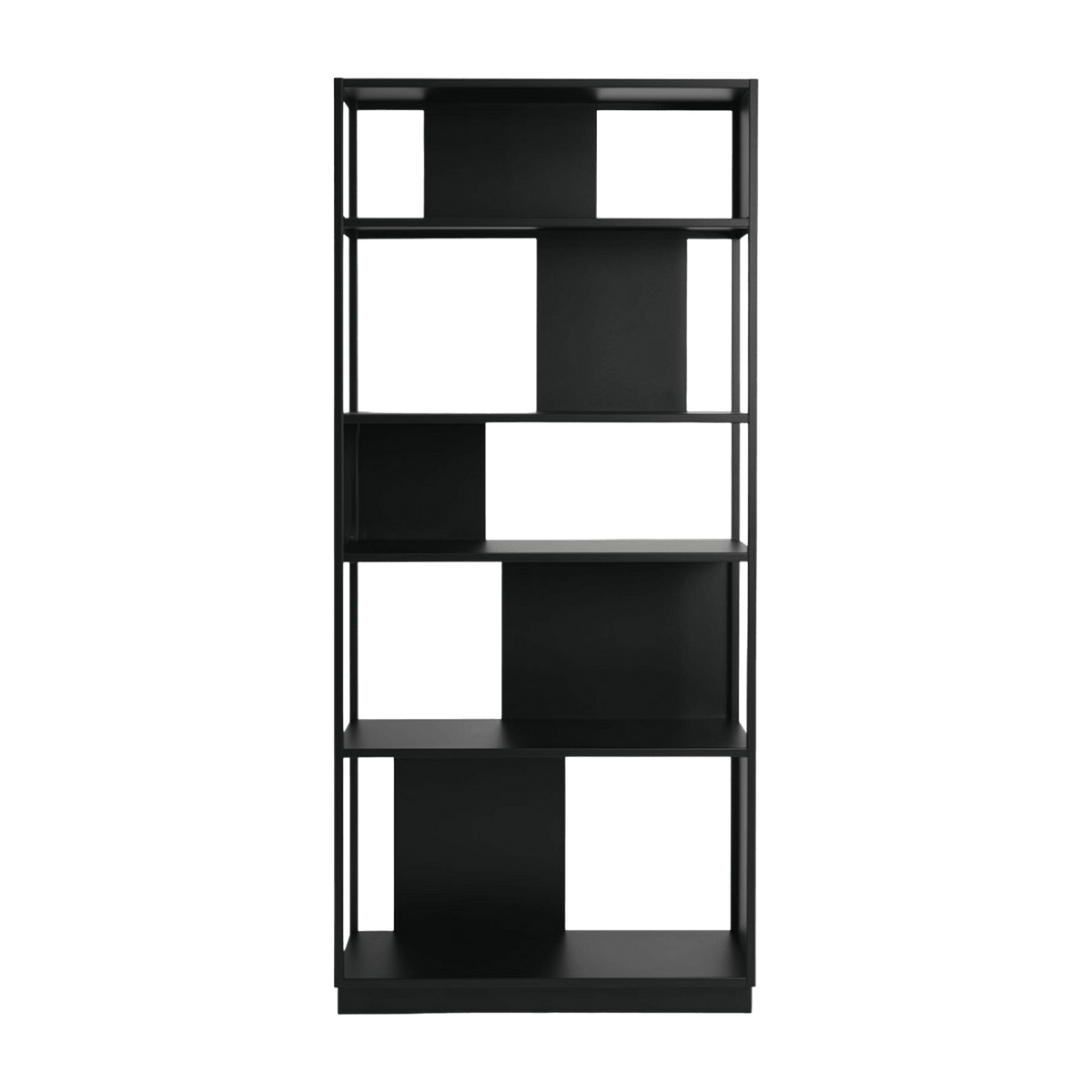 Bibliothèque en métal noir 90 cm Arlequin - Resistub - The Cool Republic