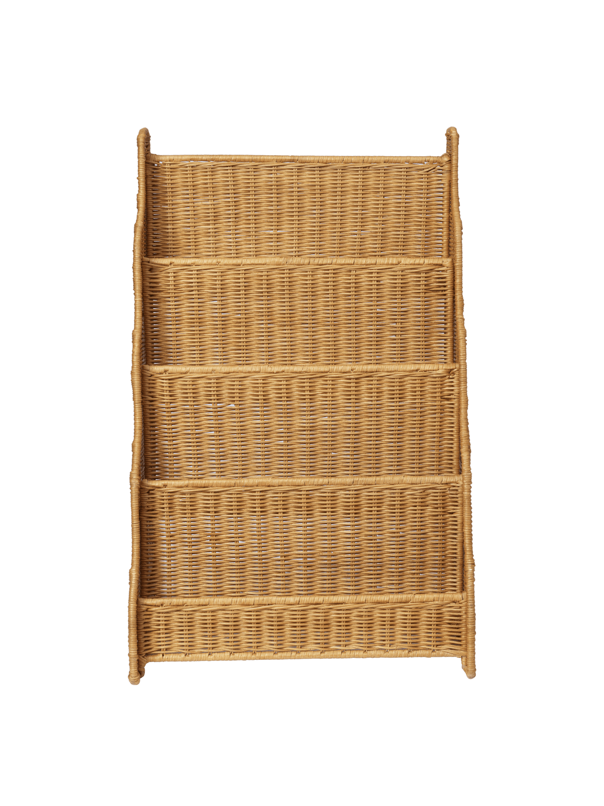 Natural Woven Rattan Bookshelf 42 x 35 x 65 cm Rivan - Ferm Living - The Cool Republic