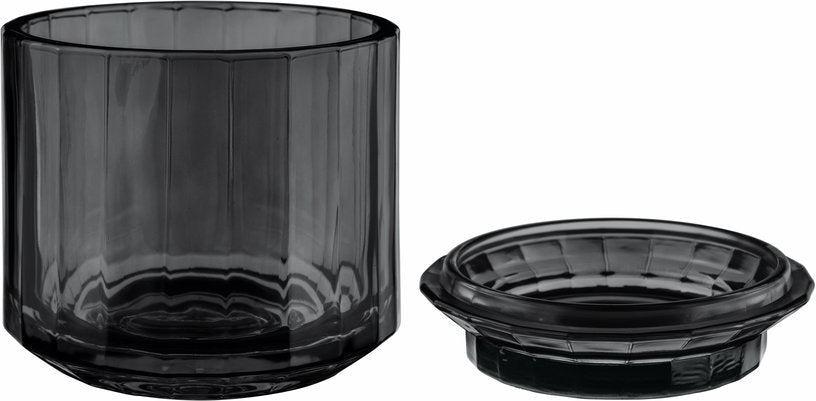 Bocal à coton en verre noir Vision - Mette Ditmer - The Cool Republic