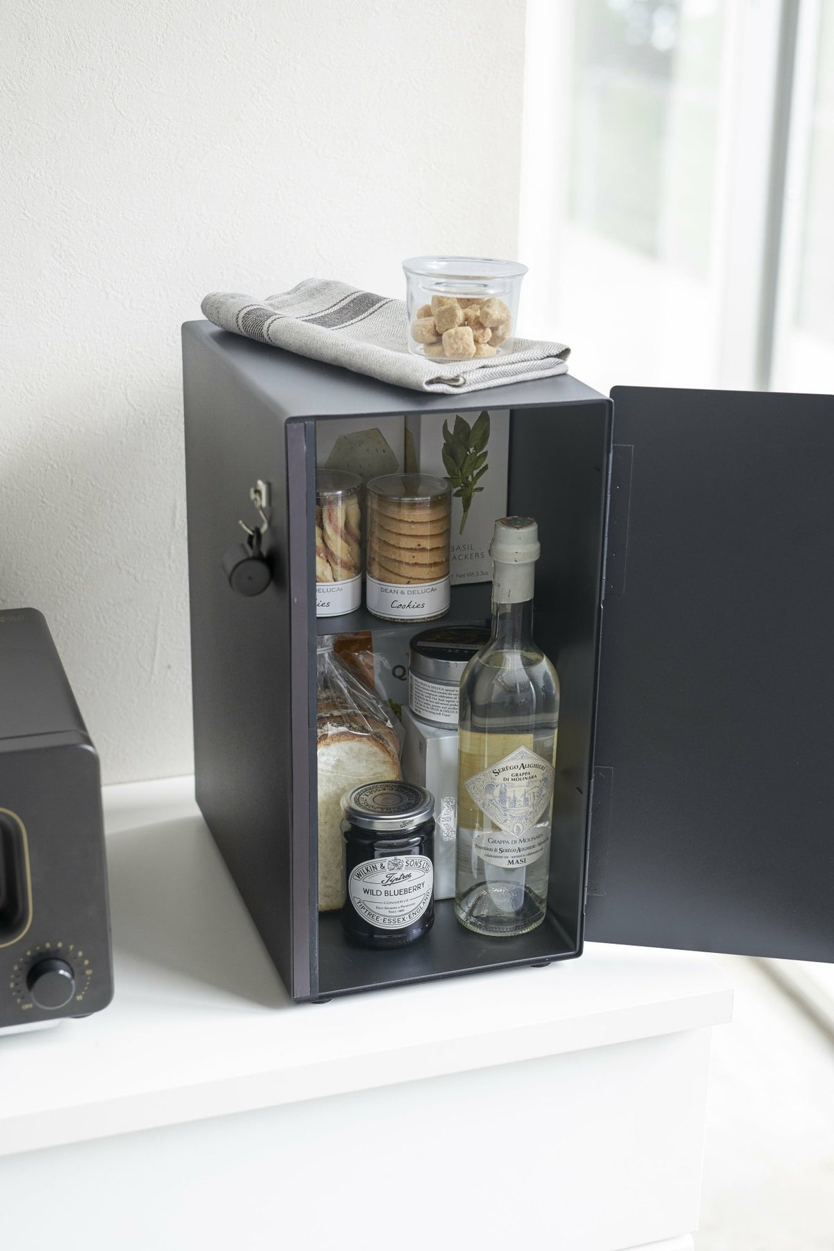 High steel bread box black - Yamazaki - The Cool Republic