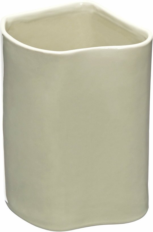 Boîte avec en poudre de pierre marron 21 cm Amare - Hübsch - The Cool Republic