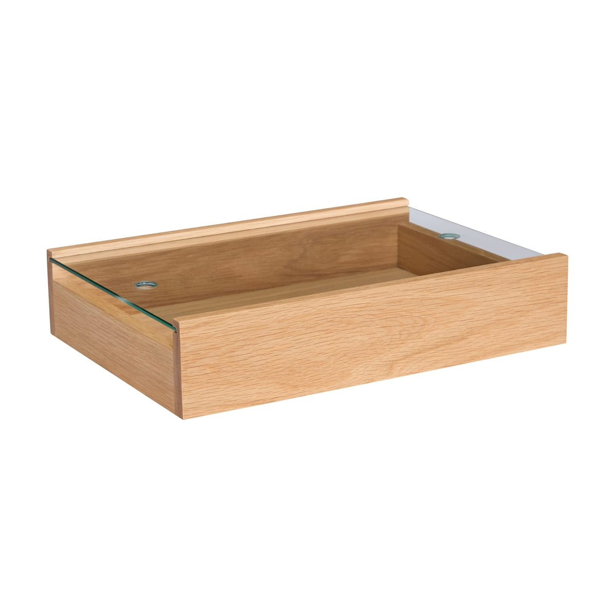 Boîte de rangement en bois de chêne naturel 42x30x9cm Senri - Hübsch