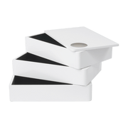 Boite de rangement en bois MDF blanche - Umbra - The Cool Republic