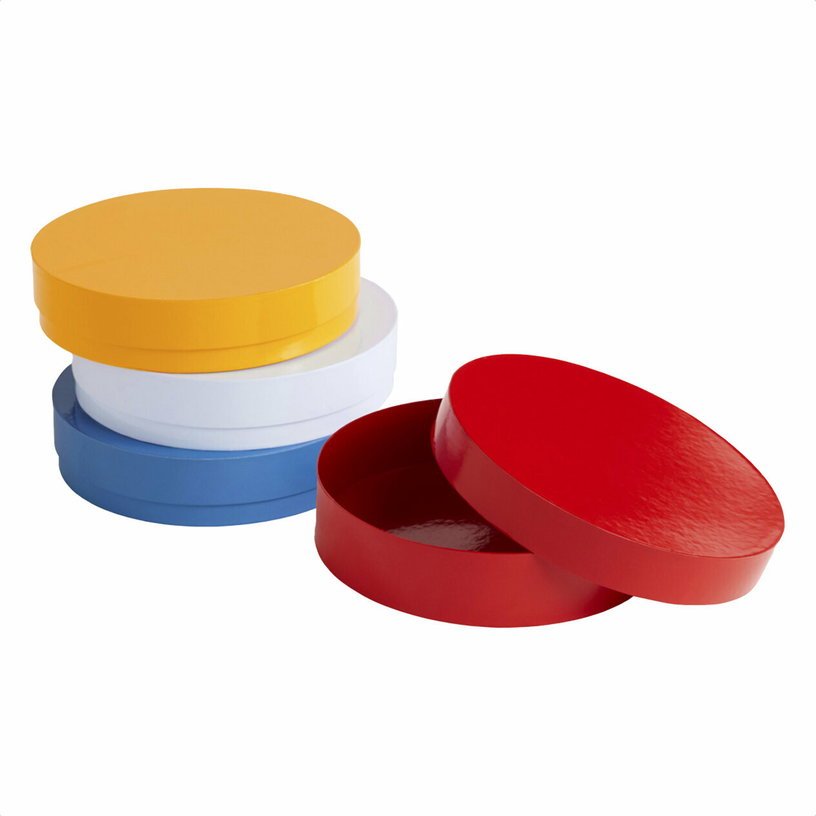 Boîte de rangement en carton ronde lavande 24 cm Colour - HAY - The Cool Republic