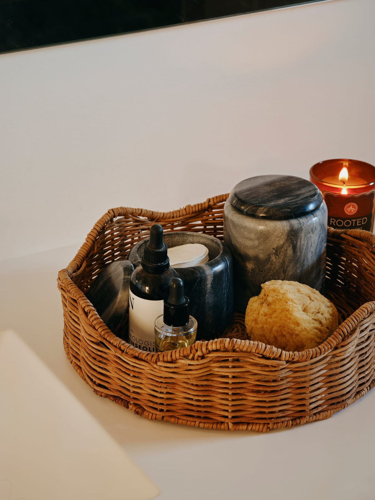 Boîte de rangement en marbre noir 10x8cm Hedvig - Broste Copenhagen - The Cool Republic