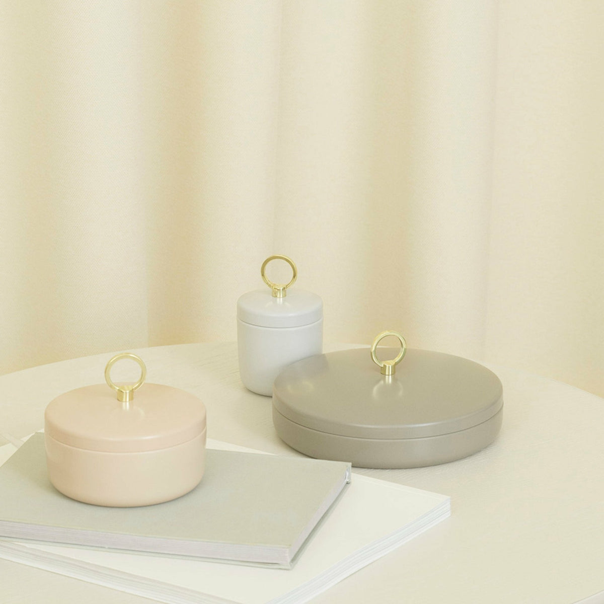 Boite en acier gris clair S Ring gris clair - Normann Copenhagen - The Cool Republic