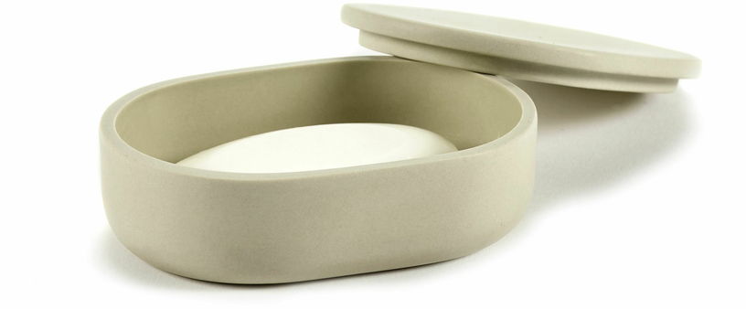 Boite ovale avec couvercle en porcelaine beige Cose - Serax - The Cool Republic