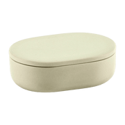 Boite ovale avec couvercle en porcelaine beige Cose - Serax - The Cool Republic