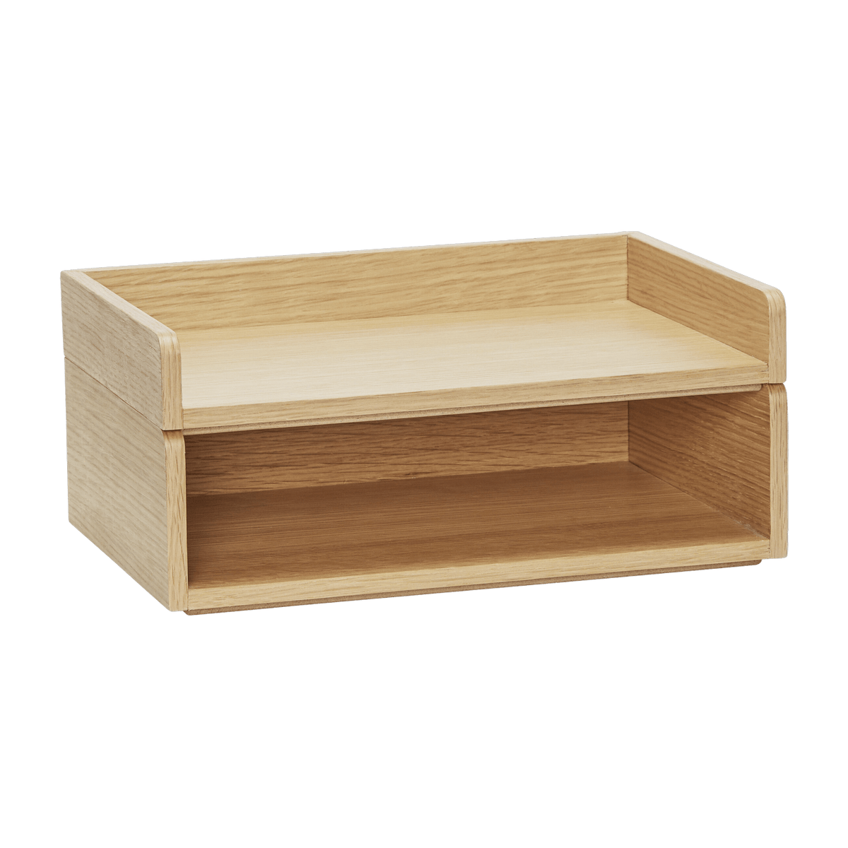 Boîte rectangulaire en mdf naturel 33x22cm Afour - Hübsch - The Cool Republic