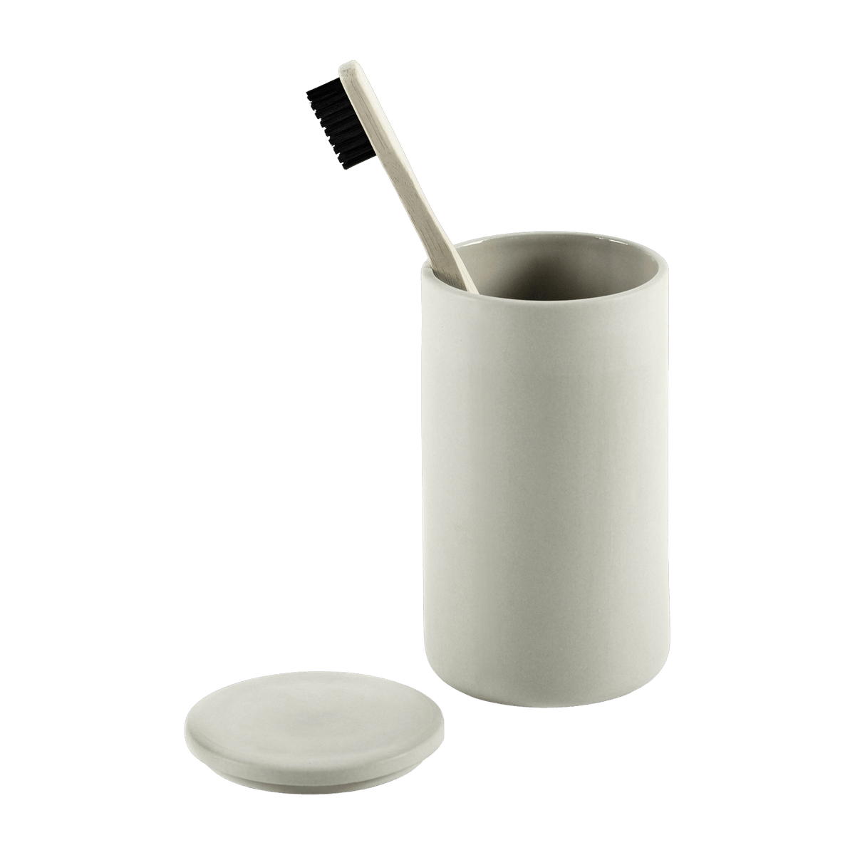 Boite ronde avec couvercle en porcelaine beige Cose - Serax - The Cool Republic