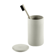 Boite ronde avec couvercle en porcelaine beige Cose - Serax - The Cool Republic