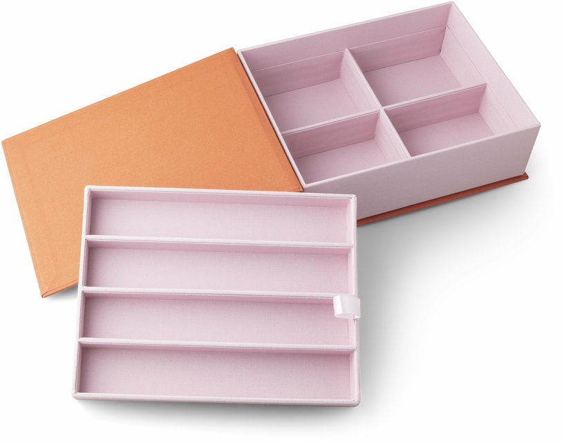 Boite rose orangée Small Things Box - Printworks - The Cool Republic