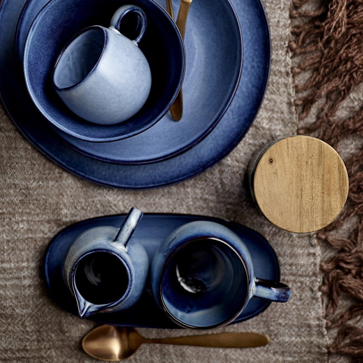 Bol 15 cm bleu Sandrine - Bloomingville - The Cool Republic