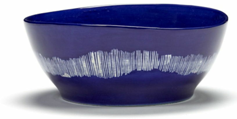 Bol bleu 17 cm Stripes Feast - Serax - The Cool Republic