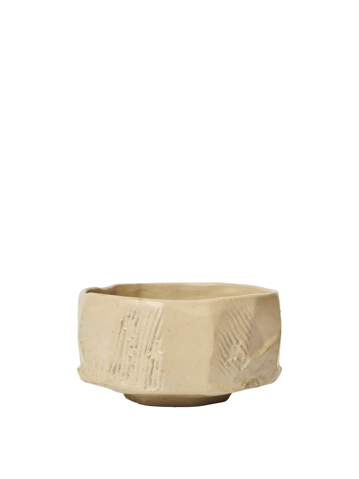 Bol de service en céramique beige 13 x 13 x 7 cm Toky - Ferm Living - The Cool Republic