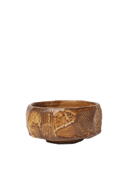 Bol de service en céramique marron 13 x 13 x 7 cm Toky - Ferm Living - The Cool Republic