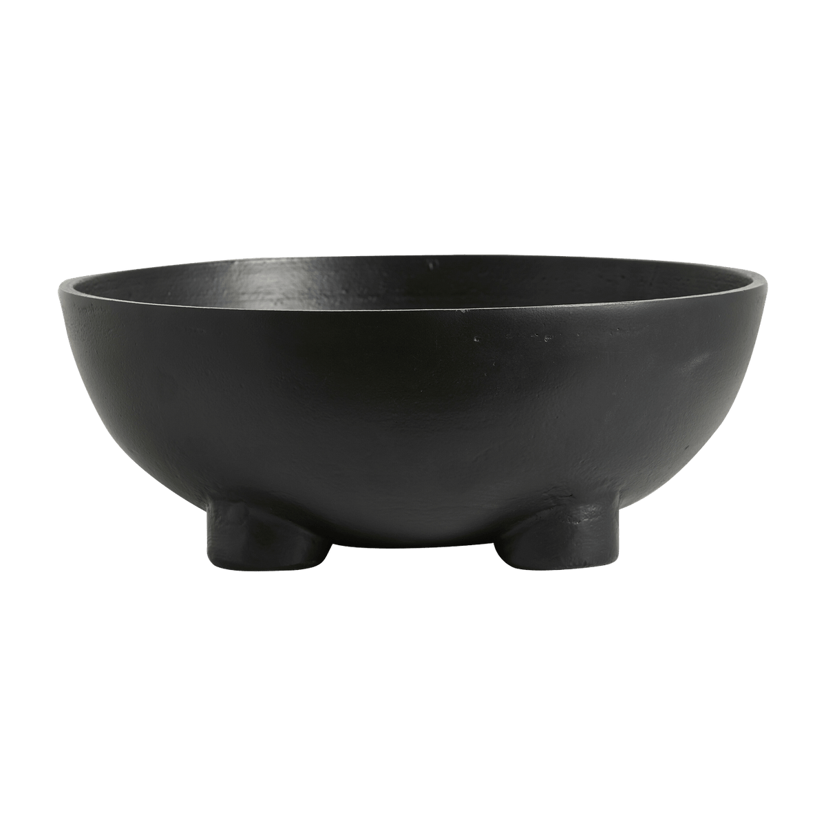 Bol en aluminium noir rond Aspo - Nordal - The Cool Republic