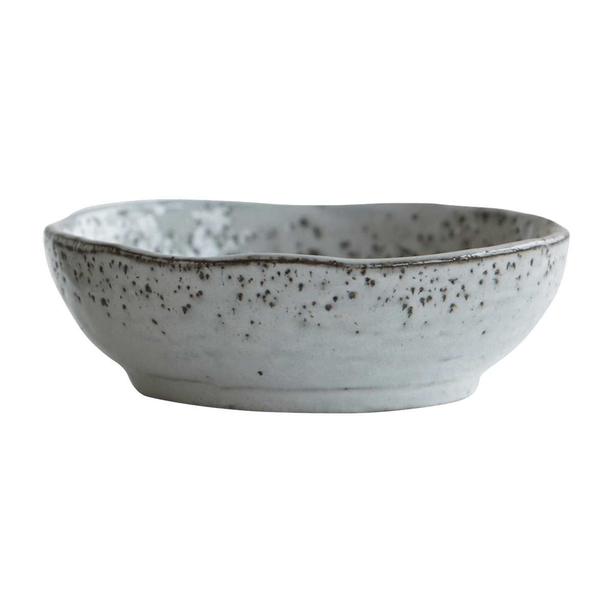 Bol en céramique 14 cm gris bleu moucheté Rustic - House Doctor - The Cool Republic