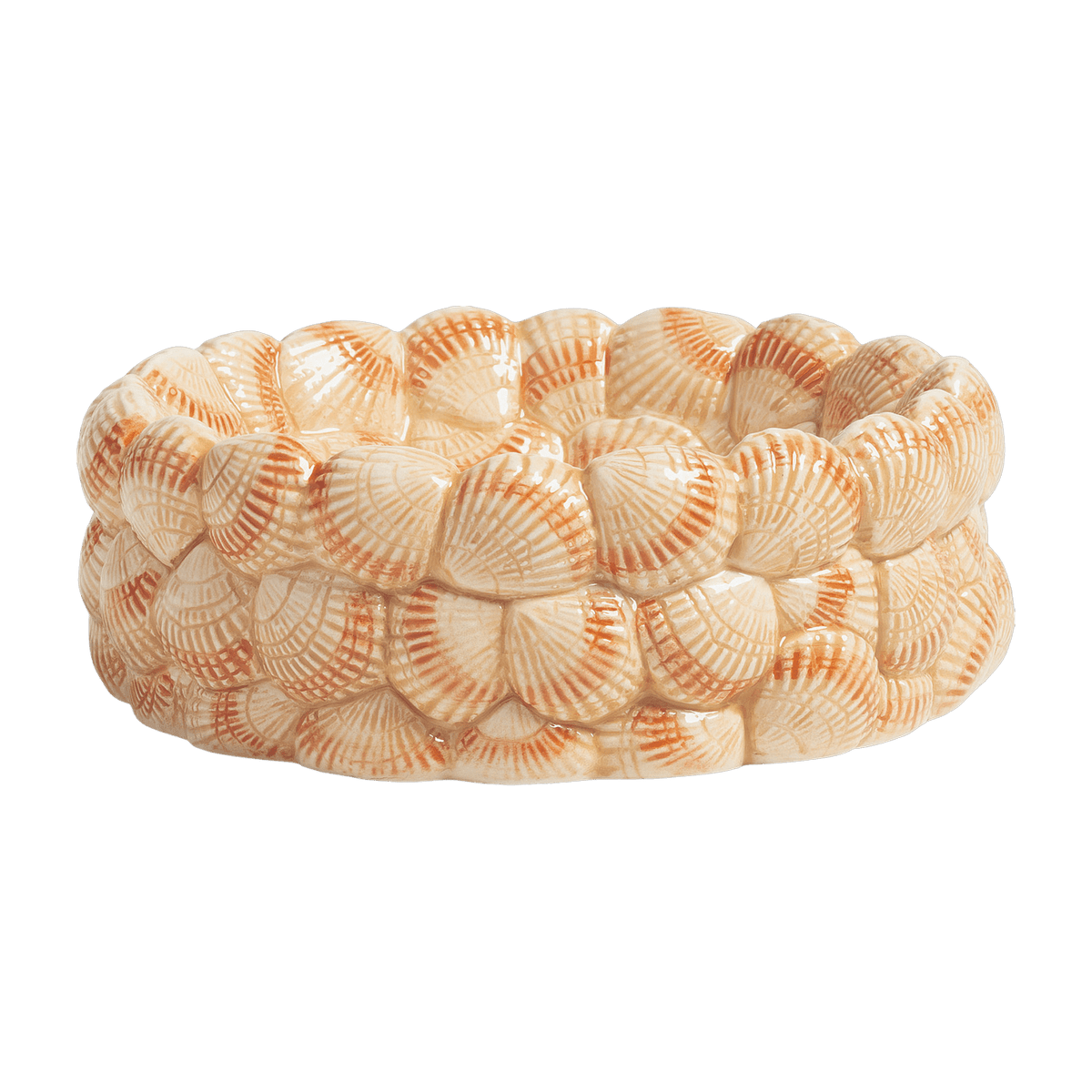 Bol en dolomite orange 16 cm Cockle - &Klevering - The Cool Republic