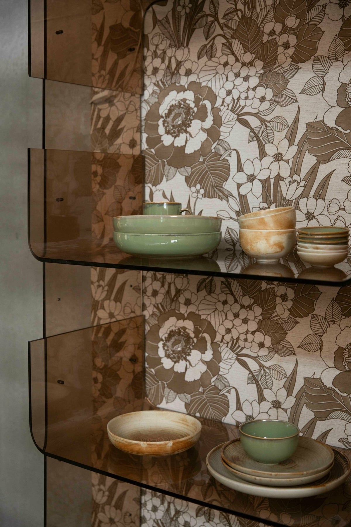 Bol en porcelaine crème et marron 250ml Rustique - HKLIVING - The Cool Republic
