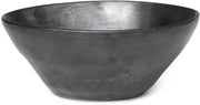 Bol en porcelaine noir M Flow - Ferm Living - The Cool Republic