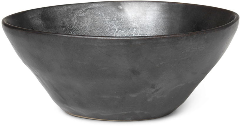 Bol en porcelaine noir M Flow - Ferm Living - The Cool Republic