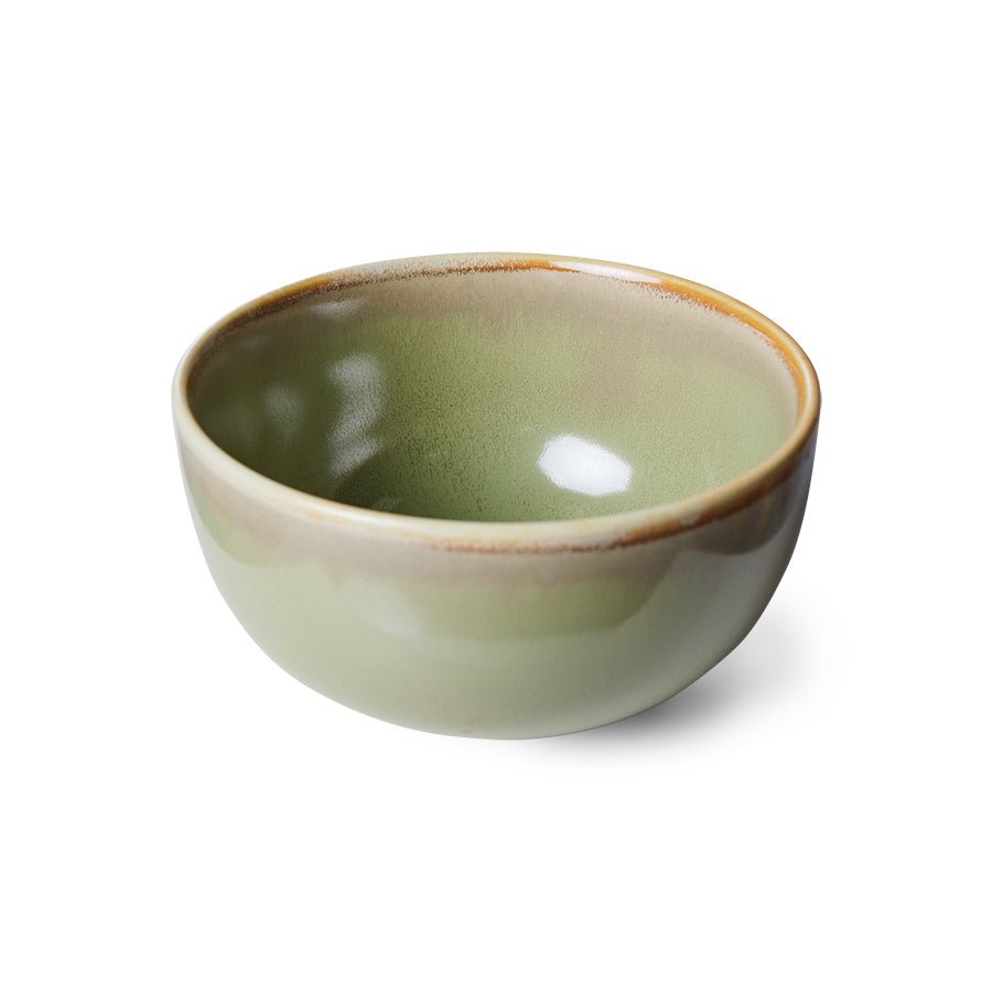 Green porcelain bowl 260ml - HKLIVING - The Cool Republic