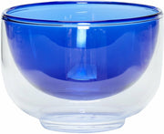 Bol en verre bleu Kiosk - Hübsch - The Cool Republic