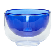 Bol en verre bleu Kiosk - Hübsch - The Cool Republic