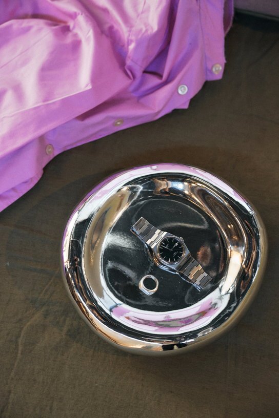 Bol en verre Gleam Chrome - HKLIVING - The Cool Republic