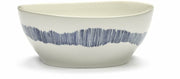 Bol L blanc avec motif bleu Feast - Serax - The Cool Republic