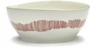 Bol L blanc avec motif rouge Feast - Serax - The Cool Republic