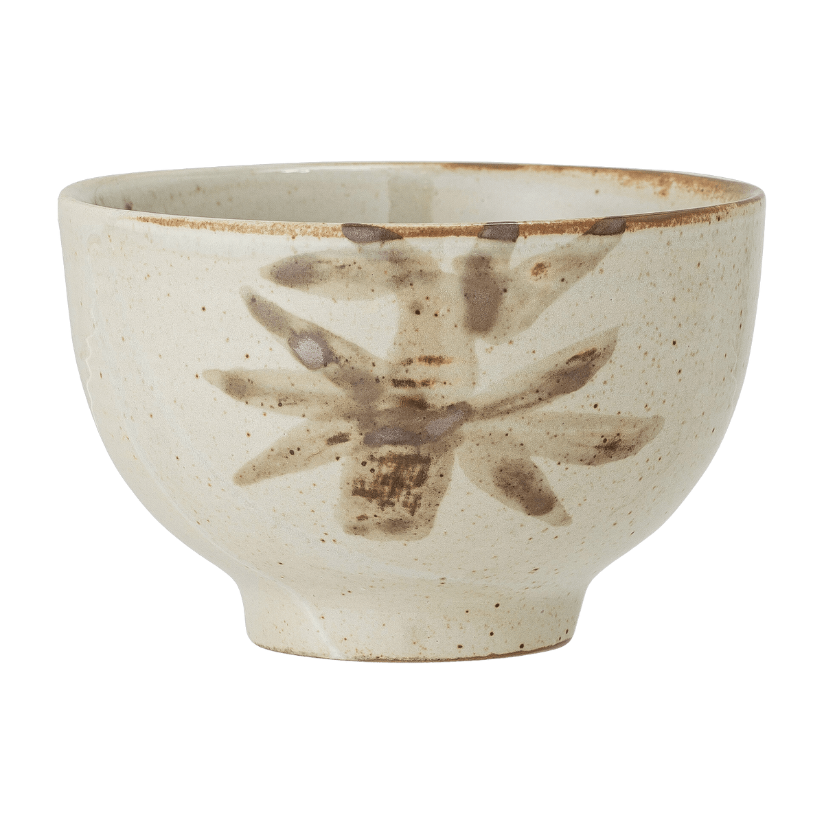 Masami Bowl White Stoneware - Bloomingville - The Cool Republic