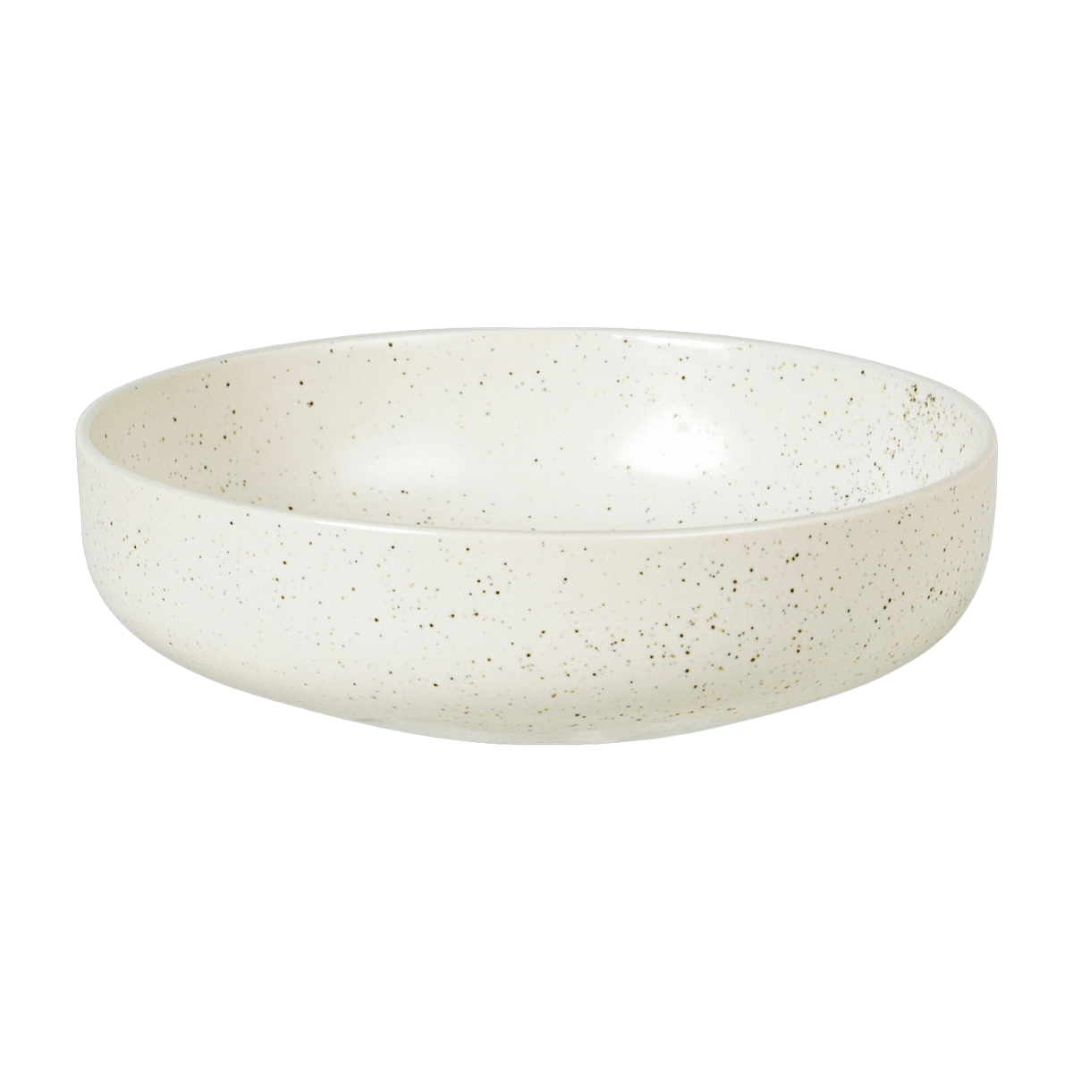 Bol plat en grès crème 17 cm Nordic Vanilla - Broste Copenhagen - The Cool Republic