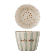 Bol rond à popcorn en grès à rayures et pois 17,5x13,5 cm 1900 ml Chip - Bloomingville - The Cool Republic