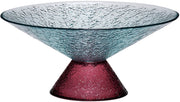 Bonbon Glass Bowl Large Blue/Red - Hübsch - The Cool Republic