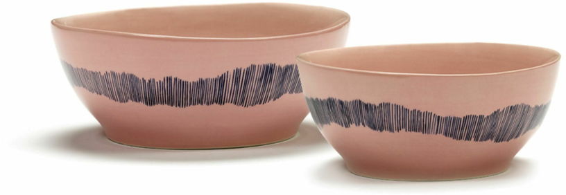 Bol rose 17 cm Stripes Feast - Serax - The Cool Republic