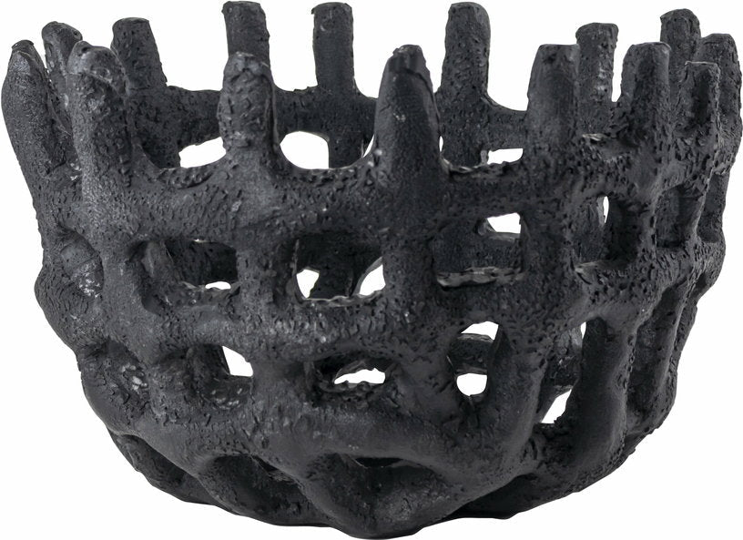 Bol tressé noir Art piece - Mette Ditmer - The Cool Republic