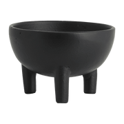 Bol trois pieds noir 13 cm Lamu - Nordal - The Cool Republic