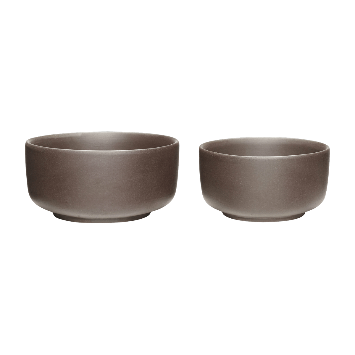 Clay Bowls Bordeaux (Set Of 2) - Hübsch - The Cool Republic