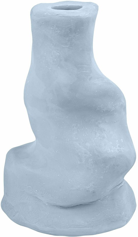 Bougeoir bleu ciel 10 cm Art Piece - Mette Ditmer - The Cool Republic