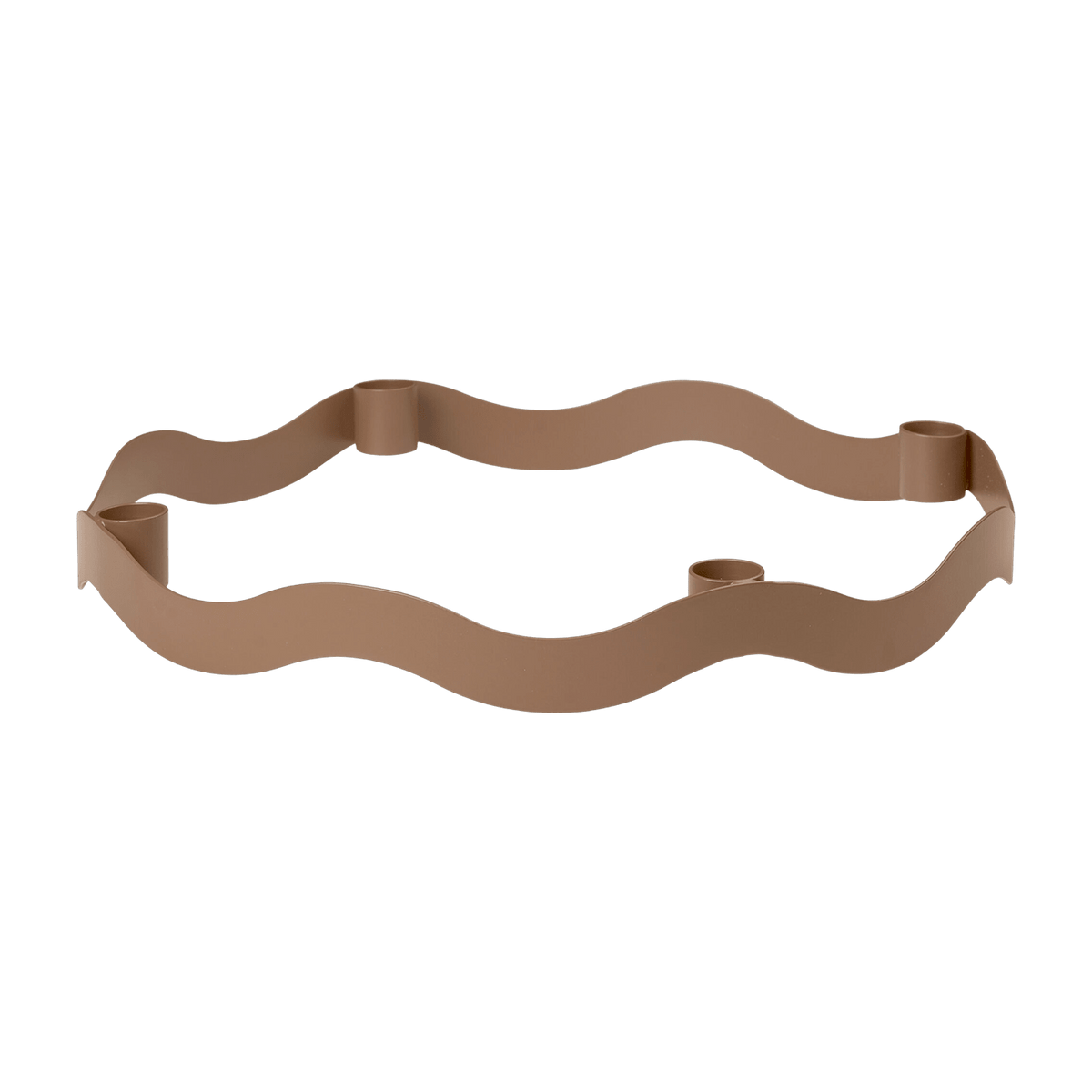 Bougeoir brun caramel en fer Halo - Broste Copenhagen - The Cool Republic