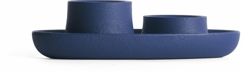 Bougeoir double bleu marine Aye Aye! - Emko - The Cool Republic