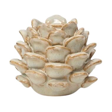 Kerzenhalter aus cremefarbener Keramik 8cm Pina - Broste Copenhagen