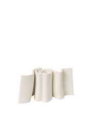 Bougeoir en grès off-white 7x10x20cm Dedali - Ferm Living - The Cool Republic