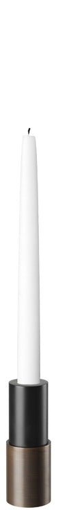 Bougeoir en laiton antique 17 cm Candlestick - Gubi - The Cool Republic