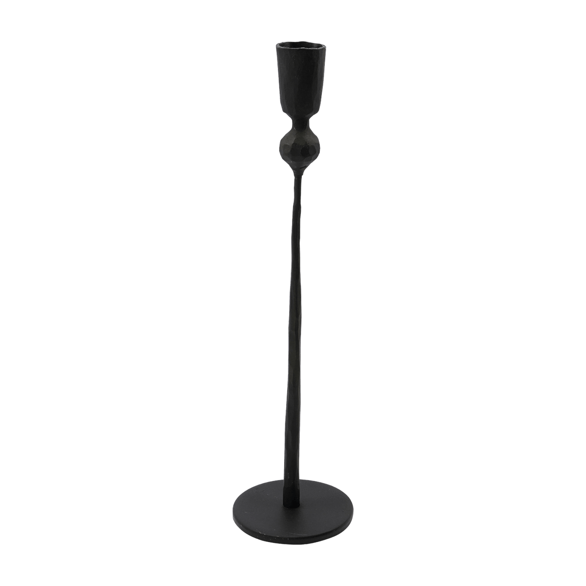 Bougeoir en métal noir 29 cm Trivo - House Doctor - The Cool Republic